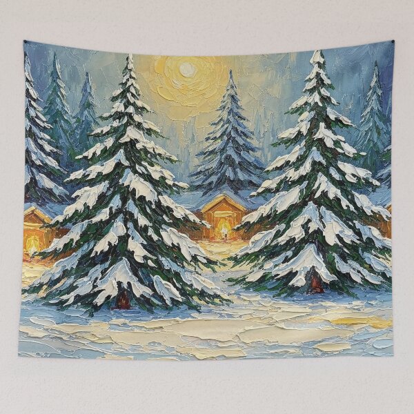 Item preview, Snow-covered fir trees designed and sold by LilithsDesires.