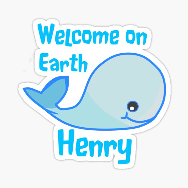 Baby Henry Zur Feier Deiner Geburt Sticker
