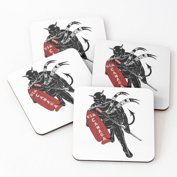 Item preview, The Devil's Brigade (Black Devils) Vintage Hockey Devils designed and sold by Jaya-naLattore.