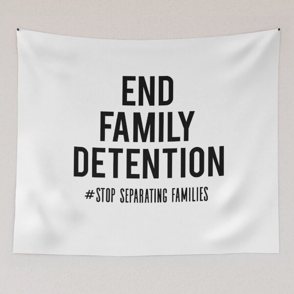 Item preview, End Family Detention- #Stop Separating Families-The U.S. Immigration Debate designed and sold by Al Collections.