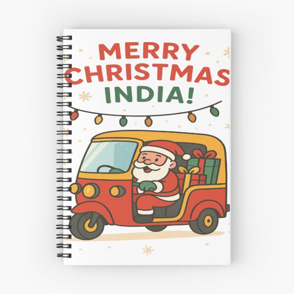 Item preview,  Santa Auto Ride – Indian Christmas Fun designed and sold by Agrawal Fashion .