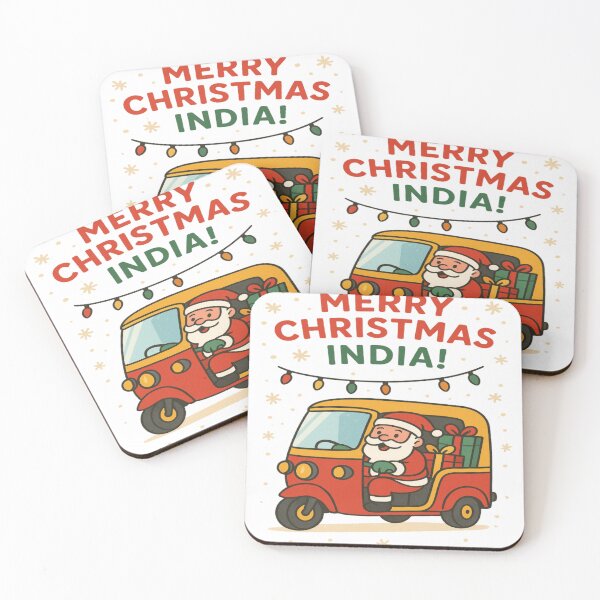 Item preview,  Santa Auto Ride – Indian Christmas Fun designed and sold by Agrawal Fashion .