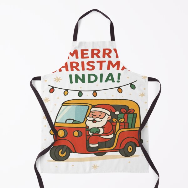 Item preview, Santa Auto Ride – Indian Christmas Fun designed and sold by Agrawal Fashion .