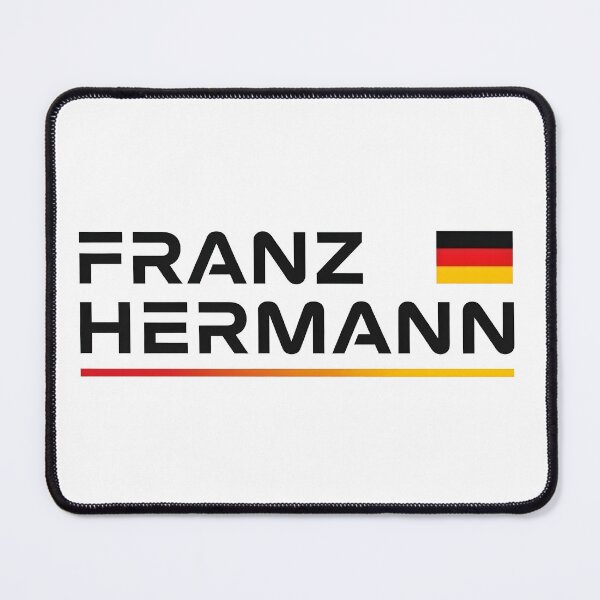 Item preview, Franz Hermann F1 Graphic - Bold Text with German Flag | Motorsport Design designed and sold by Studio F1Grid.