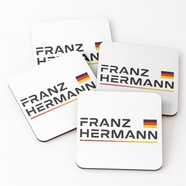 Item preview, Franz Hermann F1 Graphic - Bold Text with German Flag | Motorsport Design designed and sold by Studio F1Grid.
