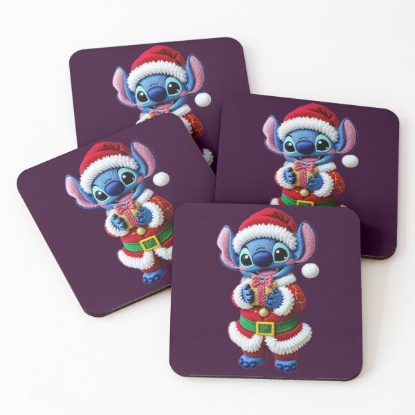 Item preview, Kawaii Stitch Christmas Cross-Stitch - Christmas Embroidery Art designed and sold by MiraLumeStudio.