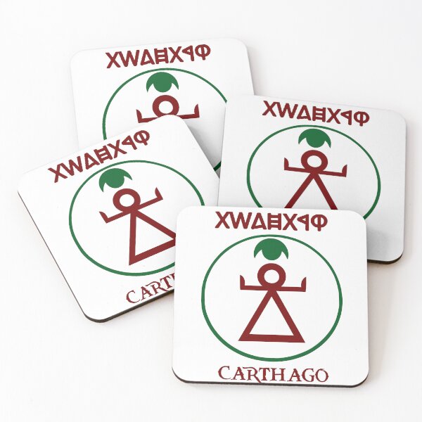 Item preview, Carthago design with emblem and punic inscriptions designed and sold by SvarunPogani.