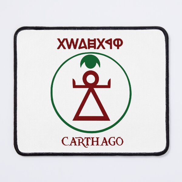 Item preview, Carthago design with emblem and punic inscriptions designed and sold by SvarunPogani.