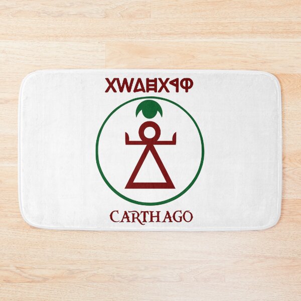 Item preview, Carthago design with emblem and punic inscriptions designed and sold by SvarunPogani.