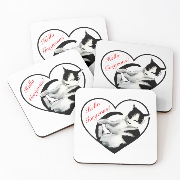 Item preview, Hello Gorgeous! designed and sold by Stoicats.