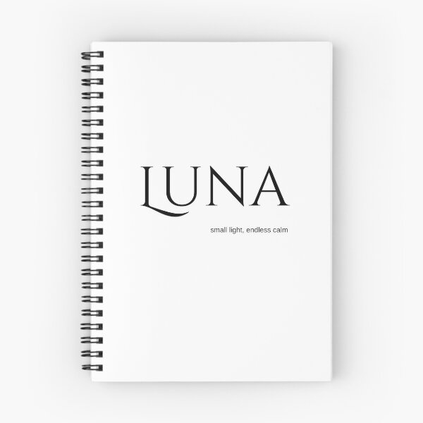 Item preview, Luna – Minimalist Name Art | Small Light, Endless Calm designed and sold by baskamade.