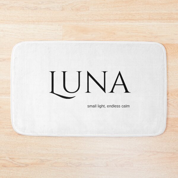 Item preview, Luna – Minimalist Name Art | Small Light, Endless Calm designed and sold by baskamade.