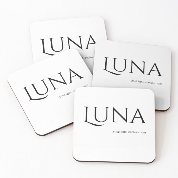 Item preview, Luna – Minimalist Name Art | Small Light, Endless Calm designed and sold by baskamade.