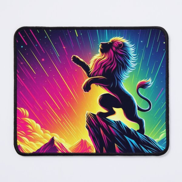 Item preview, lion dancing at sunset designed and sold by Dogandesighn.