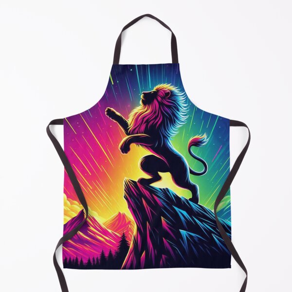 Item preview, lion dancing at sunset designed and sold by Dogandesighn.