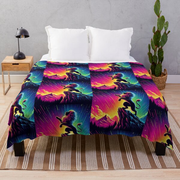 Item preview, lion dancing at sunset designed and sold by Dogandesighn.
