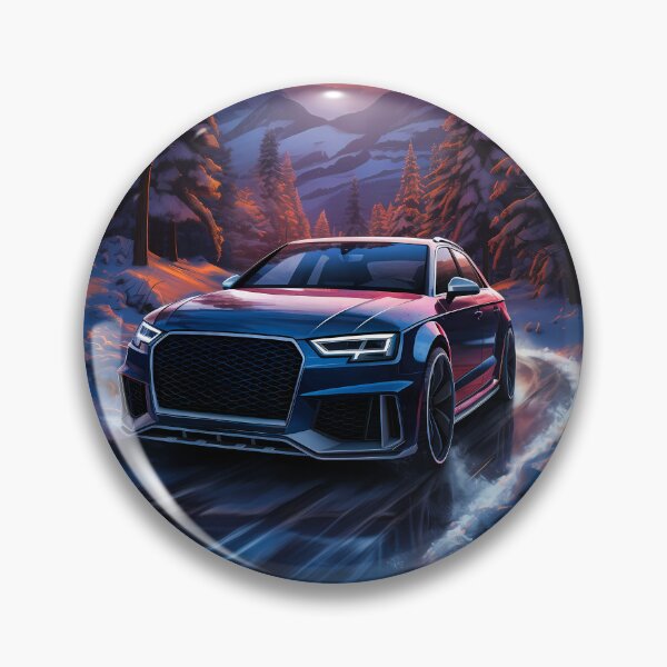 Item preview, Sports Wagon Car Racing Through Snowy Mountain Forest designed and sold by RevUpDesign.