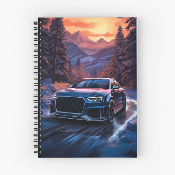 Item preview, Sports Wagon Car Racing Through Snowy Mountain Forest designed and sold by RevUpDesign.