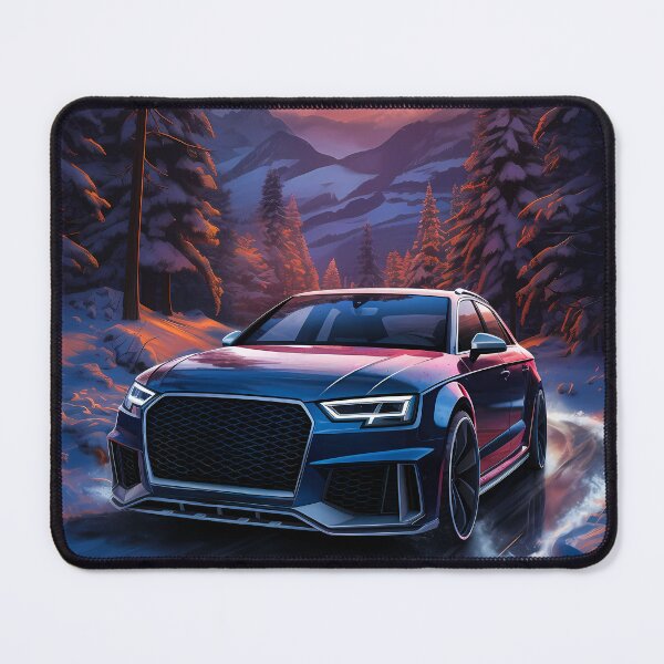Item preview, Sports Wagon Car Racing Through Snowy Mountain Forest designed and sold by RevUpDesign.