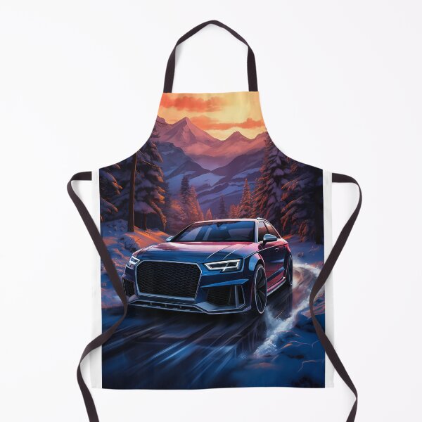 Item preview, Sports Wagon Car Racing Through Snowy Mountain Forest designed and sold by RevUpDesign.
