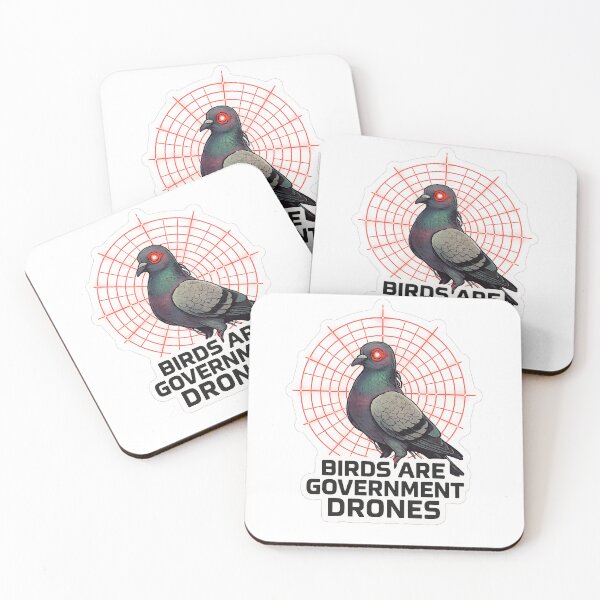 Item preview, Robot Pigeon Government Drone Sticker designed and sold by YuliaHulia.
