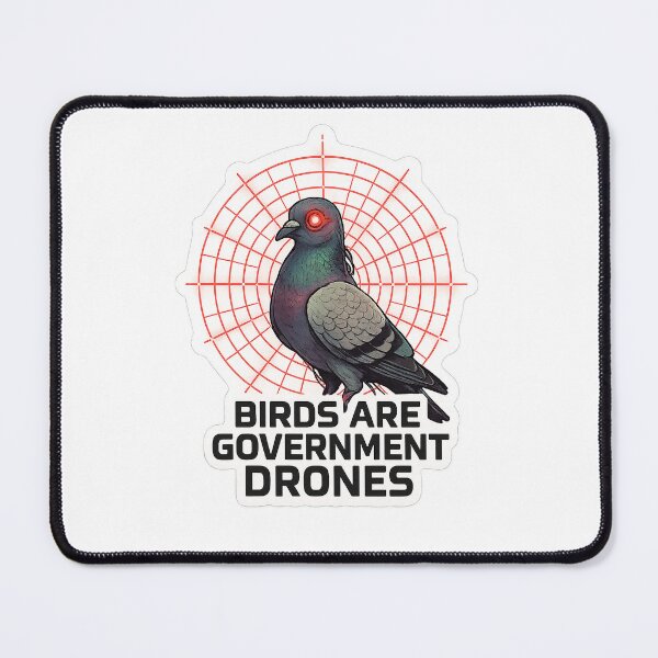 Item preview, Robot Pigeon Government Drone Sticker designed and sold by YuliaHulia.