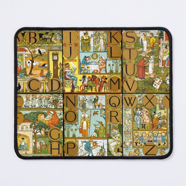 Item preview, An Alphabet of Old Friends designed and sold by GrayHareCards.