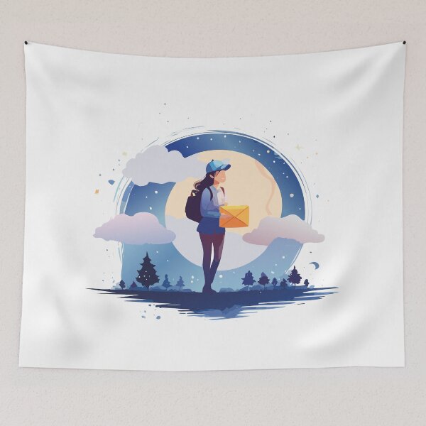 Item preview, Night Sky Female Courier designed and sold by RitaStudio.