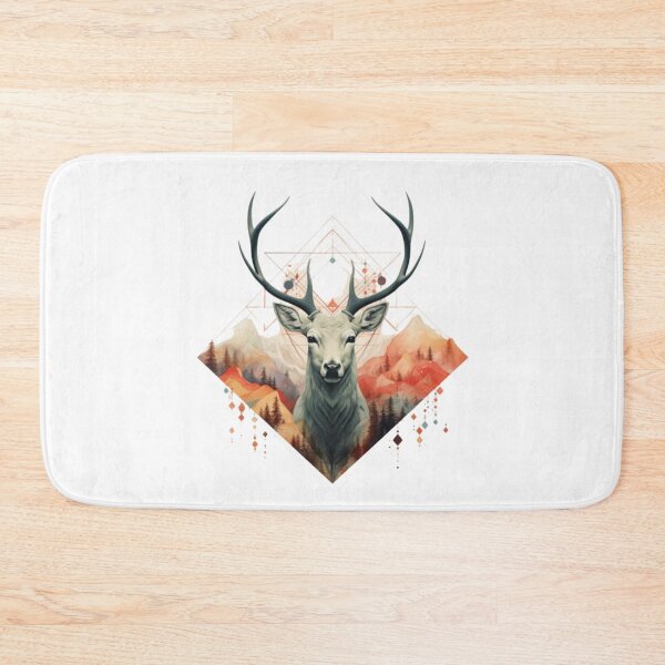Item preview, Geometric Deer – Modern Polygon Wildlife Art designed and sold by AvanasShop.