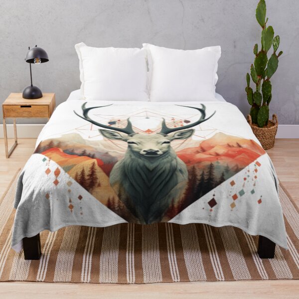 Artikelvorschau, Geometrischer Hirsch – Moderne Polygon-Wildtierkunst entworfen und verkauft von AvanasShop.