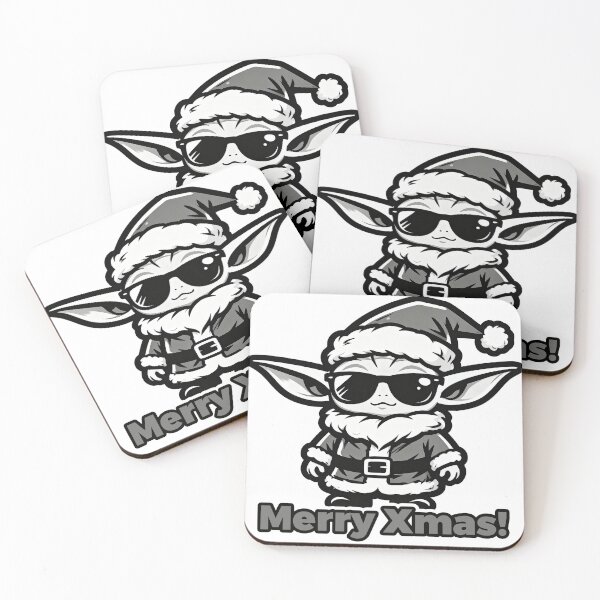 Item preview, Merry Xmas – Cool Space Elf in Santa Outfit Christmas Design designed and sold by JaaGo PopLab.