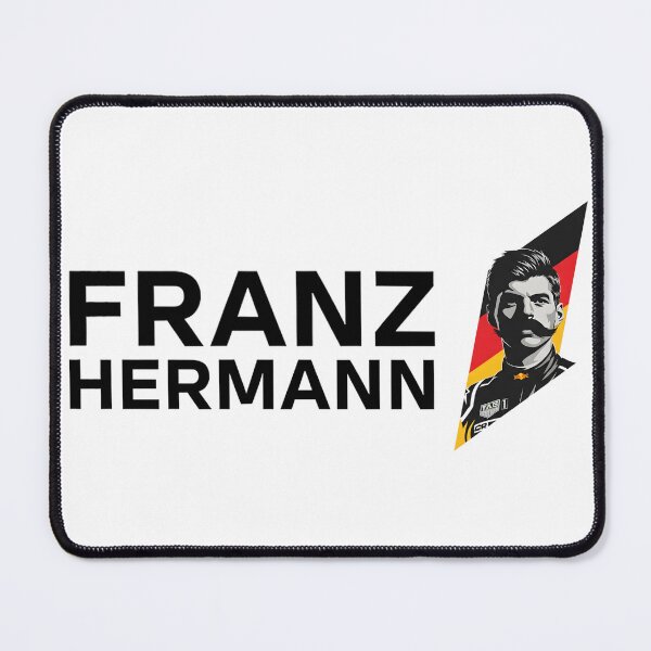 Item preview, Franz Hermann F1 Art - Illustrated Portrait with German Flag Burst | Motorsport Design designed and sold by Studio F1Grid.