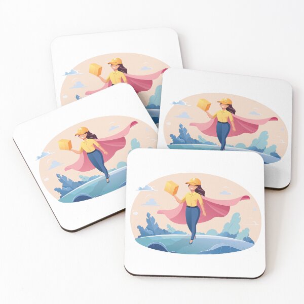 Item preview, Superhero Woman Parcel Carrier designed and sold by RitaStudio.