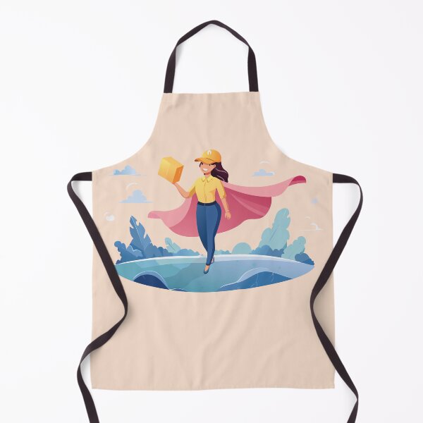 Item preview, Superhero Woman Parcel Carrier designed and sold by RitaStudio.