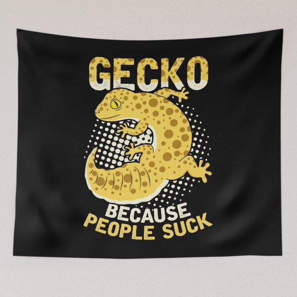 Item preview, Gecko Because People Suck designed and sold by ferriliu.
