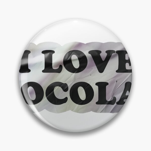Item preview, I love choclate sticker – Cute Aesthetic Food Lover Design designed and sold by AMirrorVisualz.