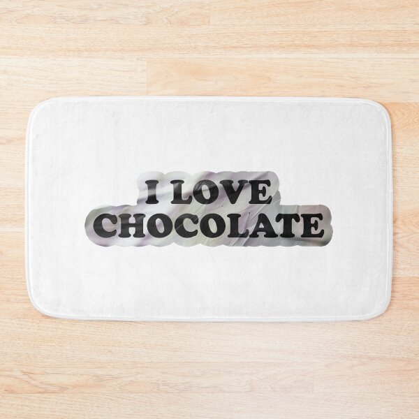 Item preview, I love choclate sticker – Cute Aesthetic Food Lover Design designed and sold by AMirrorVisualz.