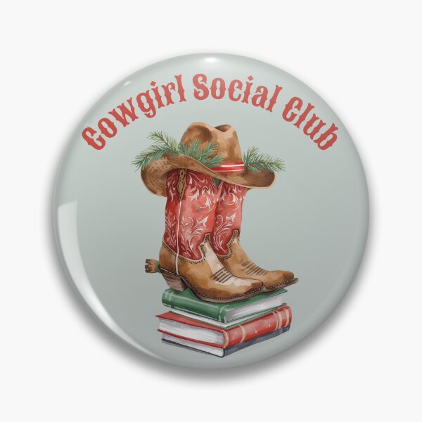 Item preview, Love books, All booked for Christmas,  Cowgirl Reading Christmas Club, Cowgirl Social Club designed and sold by KolorellaS.