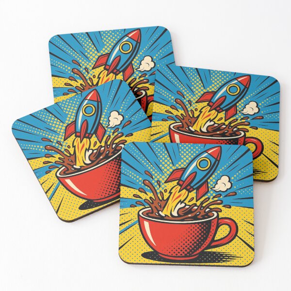 Item preview, Coffee and rocket  designed and sold by Dogandesighn.