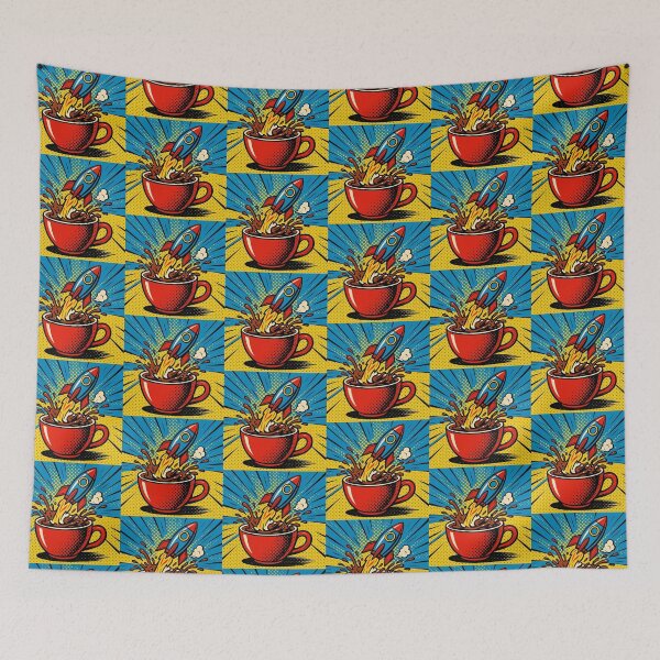 Item preview, Coffee and rocket  designed and sold by Dogandesighn.