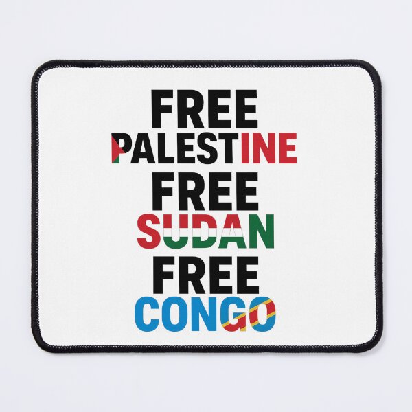 Item preview, FREE PALESTINE, FREE SUDAN, FREE CONGO, fight for justice. designed and sold by HAAR00.