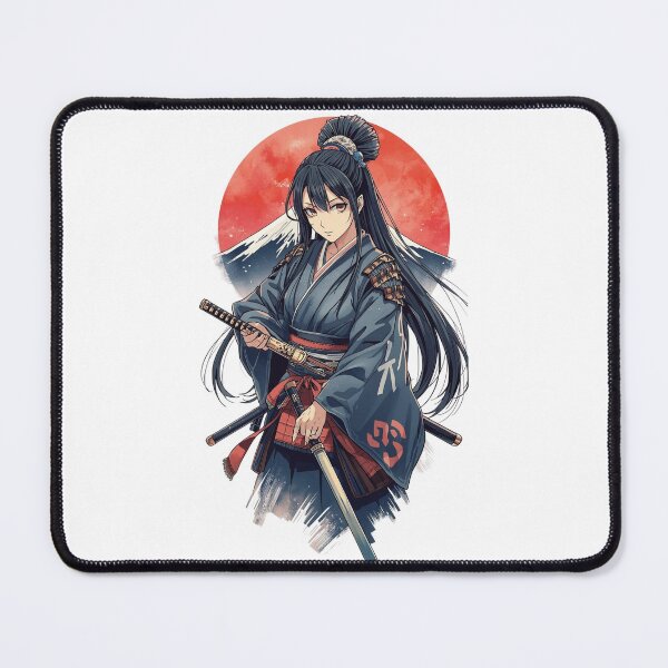 Item preview, Samurai Woman – Elegant Japanese Warrior Art designed and sold by TokyoView.