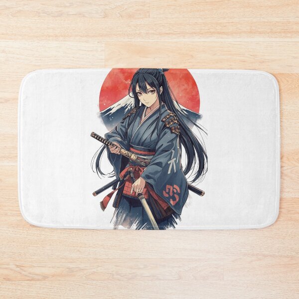 Item preview, Samurai Woman – Elegant Japanese Warrior Art designed and sold by TokyoView.