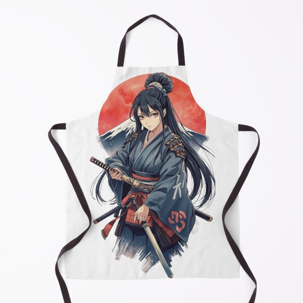 Item preview, Samurai Woman – Elegant Japanese Warrior Art designed and sold by TokyoView.