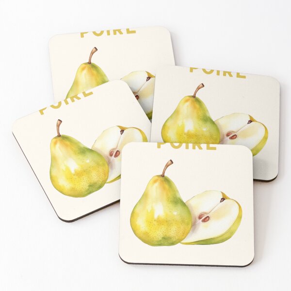 Item preview, Poire / Pear Poster - Marché Parisien designed and sold by Aesthetically yours.