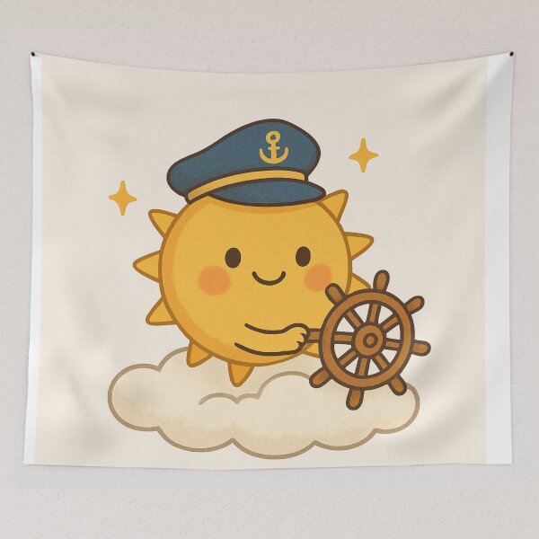 Item preview, Sunshine Captain Leading Today’s Adventure designed and sold by HiteshArt111.