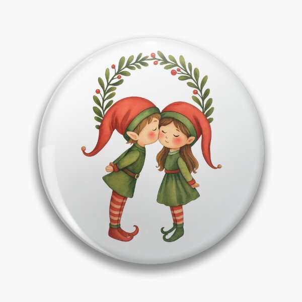Item preview, Elves under mistletoe designed and sold by CrisC00l.