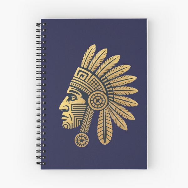 Item preview, A golden Aztec tribal chief designed and sold by 123ks.