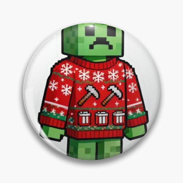 Item preview, Ugly sweater | Sad creeper designed and sold by Pandora´s Box.