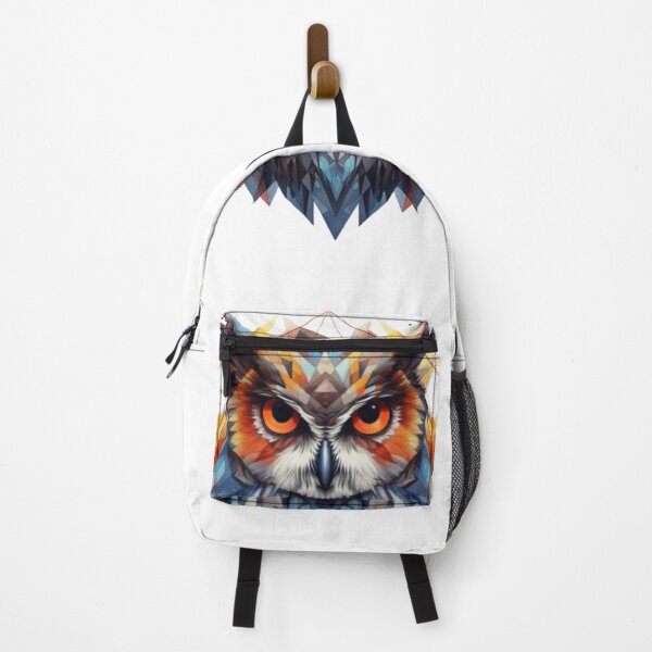 Item preview, Geometric Owl – Colorful Polygon Art Design designed and sold by AvanasShop.